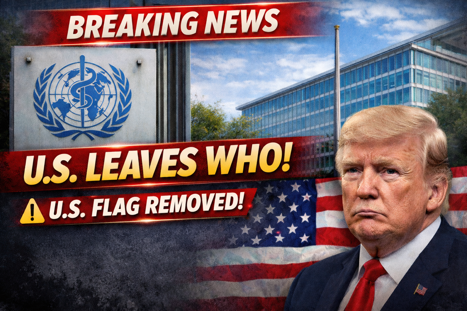The United States has officially left the WHO