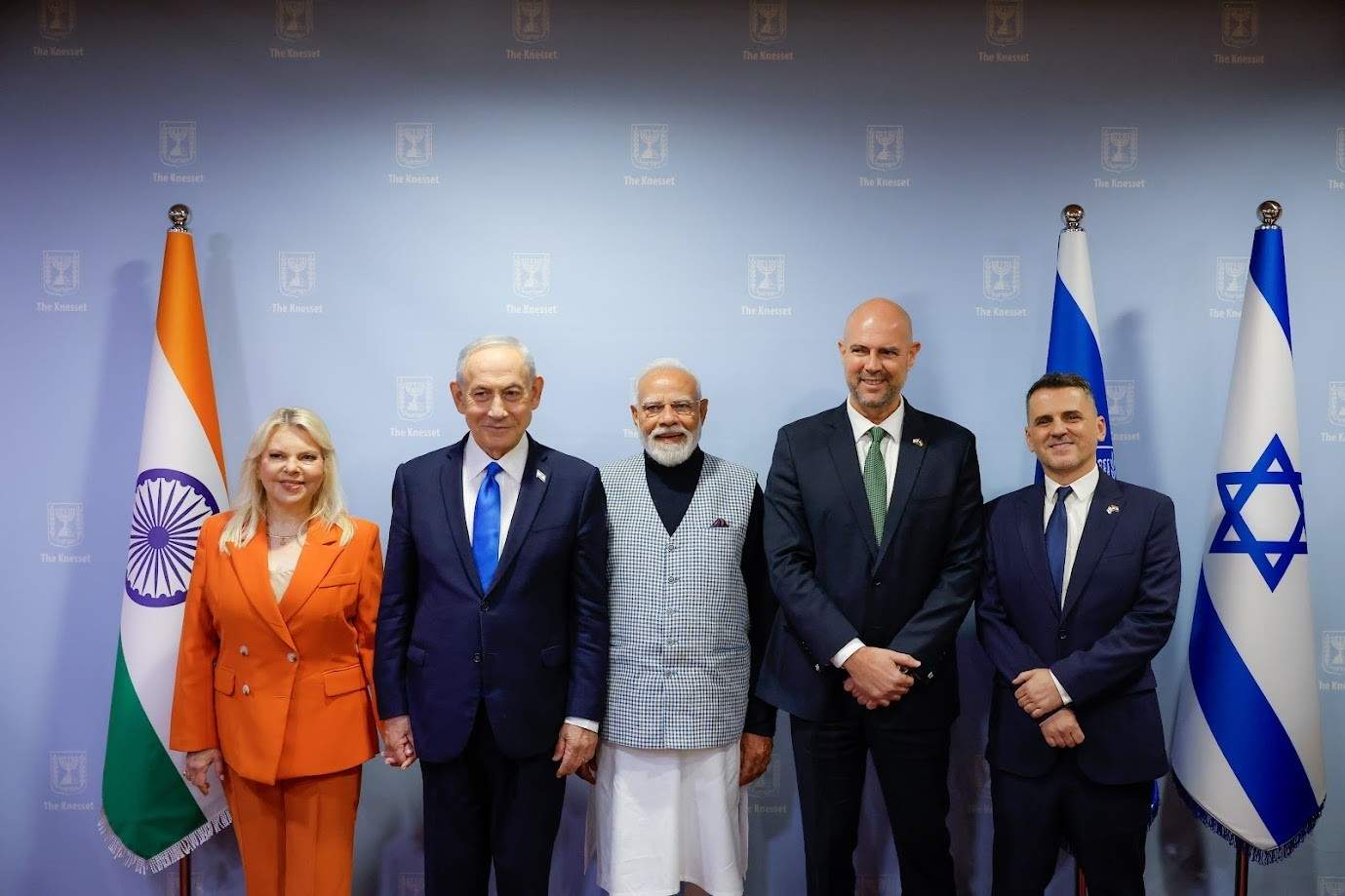 Narendra Modi Receives First Medal of the Knesset from Israel