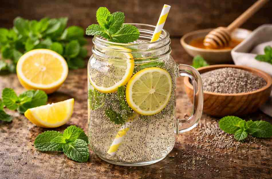 Mojito Mint and Chia Seeds