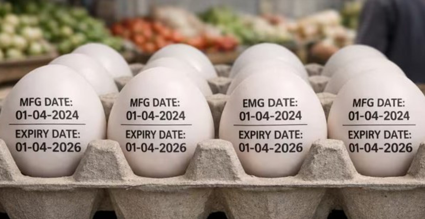 Uttar Pradesh Mandates Expiry Date Stamping on Every Egg from April 1